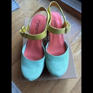 Charlotte Stone Maude in Mint Acid, Size 9, Worn Once